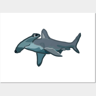 Hammerhead Shark Posters and Art